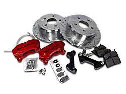 Baer SS4 Rear Big Brake Kit with 12-Inch Rotors; Red Calipers (20-25 Jeep Gladiator JT)