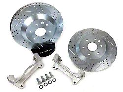 Baer BIG Claw Drilled and Slotted Rotors; Front Pair (18-24 Jeep Wrangler JL Rubicon, Sahara, Excluding 4xe & Rubicon 392)