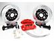 Baer Pro+ Rear Big Brake Kit with 14-Inch Rotors; Fire Red Calipers (07-18 Jeep Wrangler JK)