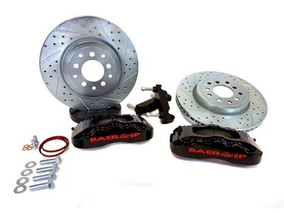 Baer Pro Front Big Brake Kit; Black Calipers (18-24 Jeep Wrangler JL)