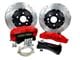 Baer Pro+ Rear Big Brake Kit with 14-Inch Rotors; Red Calipers (18-25 Jeep Wrangler JL)