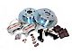 Baer SS4 Rear Big Brake Kit; Silver Calipers (18-24 Jeep Wrangler JL)