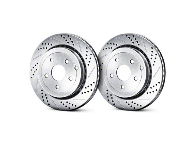 Baer Sport Drilled and Slotted Rotors; Front Pair (84-89 Jeep Cherokee XJ)