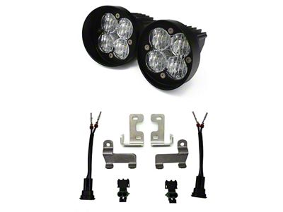 Baja Designs Squadron-R Sport LED Fog Light Pocket Kit; Clear (10-24 4Runner)