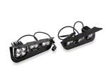 Baja Designs Squadron Pro/Dual S2 LED Fog Light Pocket Kit; Clear (21-24 Bronco w/ Upfitter Switch)