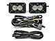 Baja Designs S2 Pro Flush Mount LED Light Backup Kit; Wide Cornerning Beam (Universal; Some Adaptation May Be Required)