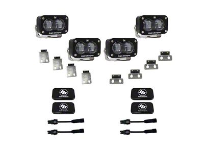 Baja Designs S2 SAE Dual Fog Light Kit; Clear (22-25 Bronco Raptor)