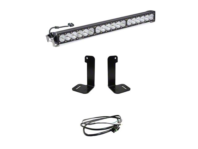 Baja Designs 30-Inch OnX6+ Bumper Light Bar Kit (20-24 Jeep Gladiator JT w/ Upfitter Switch)