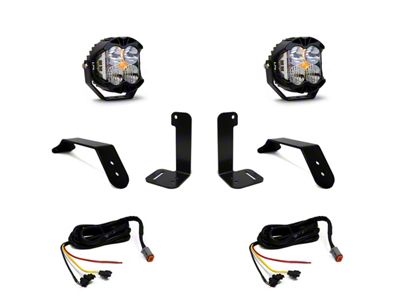 Baja Designs Dual LP4 Auxiliary Bumper Light Kit (20-24 Jeep Gladiator JT w/ Upfitter Switch)