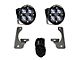 Baja Designs Squadron-R SAE LED Fog Light Pocket Kit; Clear (07-09 Jeep Wrangler JK w/ Premium Factory Bumper)