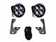 Baja Designs Squadron-R SAE LED Fog Light Pocket Kit; Clear (10-18 Jeep Wrangler JK w/ Premium Factory Bumper)