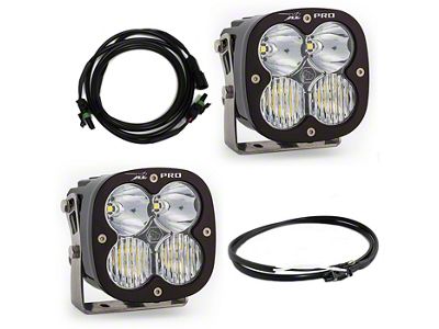 Baja Designs XL Pro Steel Bumper Light Kit (18-24 Jeep Wrangler JL Rubicon w/ Upfitter Switch)