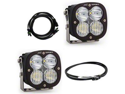 Baja Designs XL Sport Steel Bumper Light Kit (18-24 Jeep Wrangler JL Rubicon w/ Upfitter Switch)