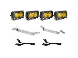 Baja Designs S2 Sport Dual Fog Light Kit; Amber (24-25 Tacoma)