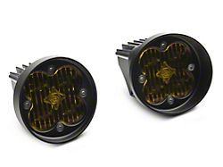 Baja Designs Squadron-R SAE LED Fog Light Pocket Kit; Amber (12-23 Tacoma)