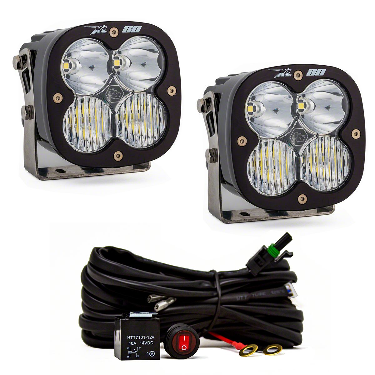 Baja Designs Tacoma XL80 LED Lights; Driving/Combo Beam 677803 ...