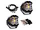 Baja Designs LP4 Pro LED Auxiliary Light Pods with Amber Backlight; Spot Beam; Clear (Universal; Some Adaptation May Be Required)