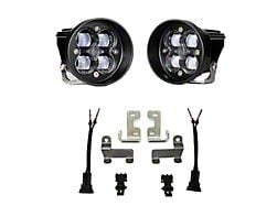 Baja Designs Squadron-R SAE LED Fog Light Pocket Kit; Clear (14-21 Tundra)