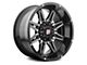 Ballistic Catapult Gloss Black Milled Windows 6-Lug Wheel; 20x10; -19mm Offset (05-15 Tacoma)