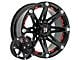 Ballistic Jester Flat Black Wheel; 17x9; -12mm Offset (18-24 Jeep Wrangler JL)