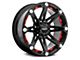 Ballistic Jester Flat Black 6-Lug Wheel; 18x9; 12mm Offset (22-24 Tundra)