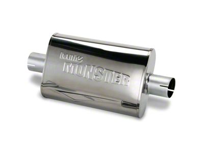 Banks Power Stainless Steel Muffer; 2.50-Inch Inlet/2.50-Inch Outlet (91-99 4.0L Jeep Cherokee XJ)