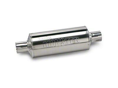 Banks Power Straight-Through Muffler; 3-Inch Inlet/3-Inch Outlet (Universal; Some Adaptation May Be Required)