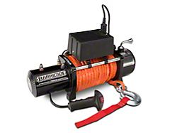 Barricade 9,500 lb. Winch with Synthetic Rope (Universal; Some Adaptation May Be Required)