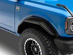 Barricade HD Tubular Fender Flares; Front (21-24 Bronco, Excluding Everglades, Heritage & Raptor)