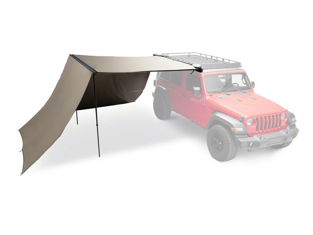Barricade Side Wall for Adventure Series 8-Foot x 8-Foot Double Track Pull Out Awning