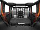 RedRock Front Pet Barrier Net; Black (07-18 Jeep Wrangler JK 4-Door)