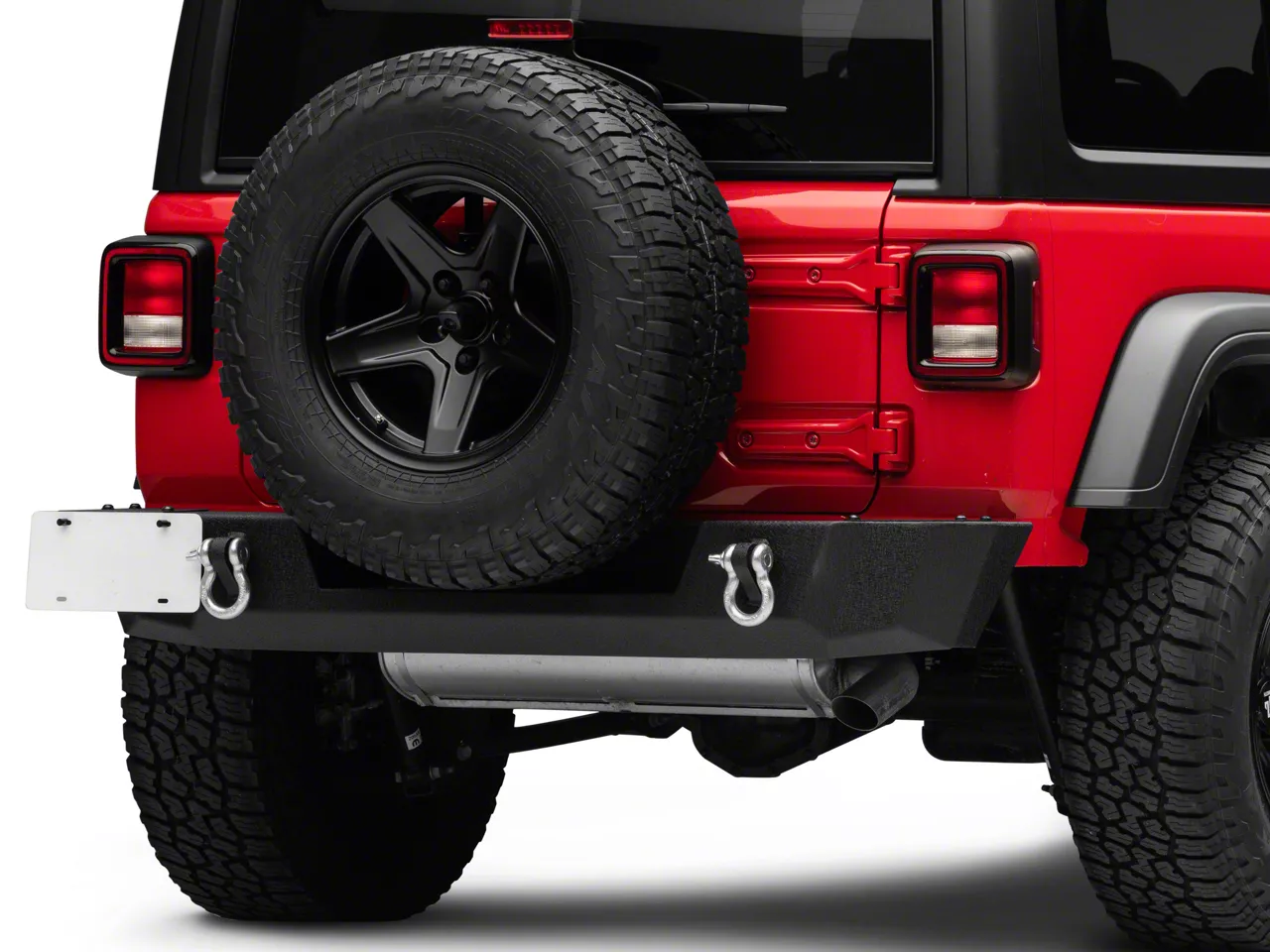 Barricade Jeep Wrangler Extreme HD Rear Bumper J126792 (18-24 Jeep ...