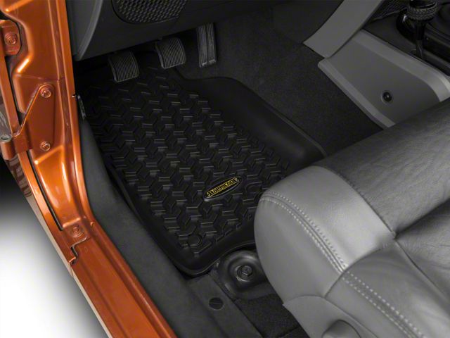 Barricade Front, Rear and Cargo Floor Mats; Black (11-18 Jeep Wrangler JK 4-Door)