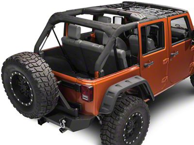 RedRock Front Overhead Net (07-18 Jeep Wrangler JK 4-Door)