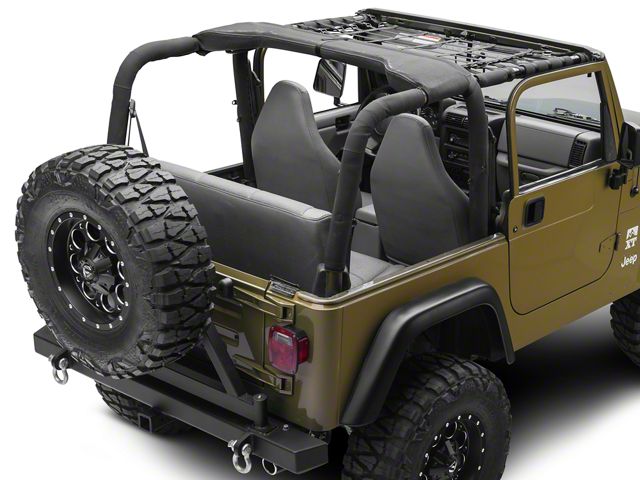 RedRock Front Overhead Net (92-06 Jeep Wrangler YJ & TJ)