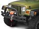 Barricade Tubular Front Bumper with Winch Cutout; Textured Black (87-06 Jeep Wrangler YJ & TJ)