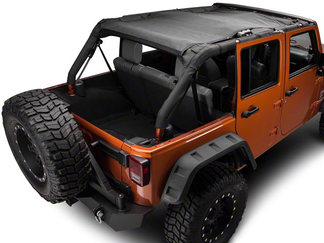 RedRock FullShade Mesh Top (07-18 Jeep Wrangler JK 4-Door)