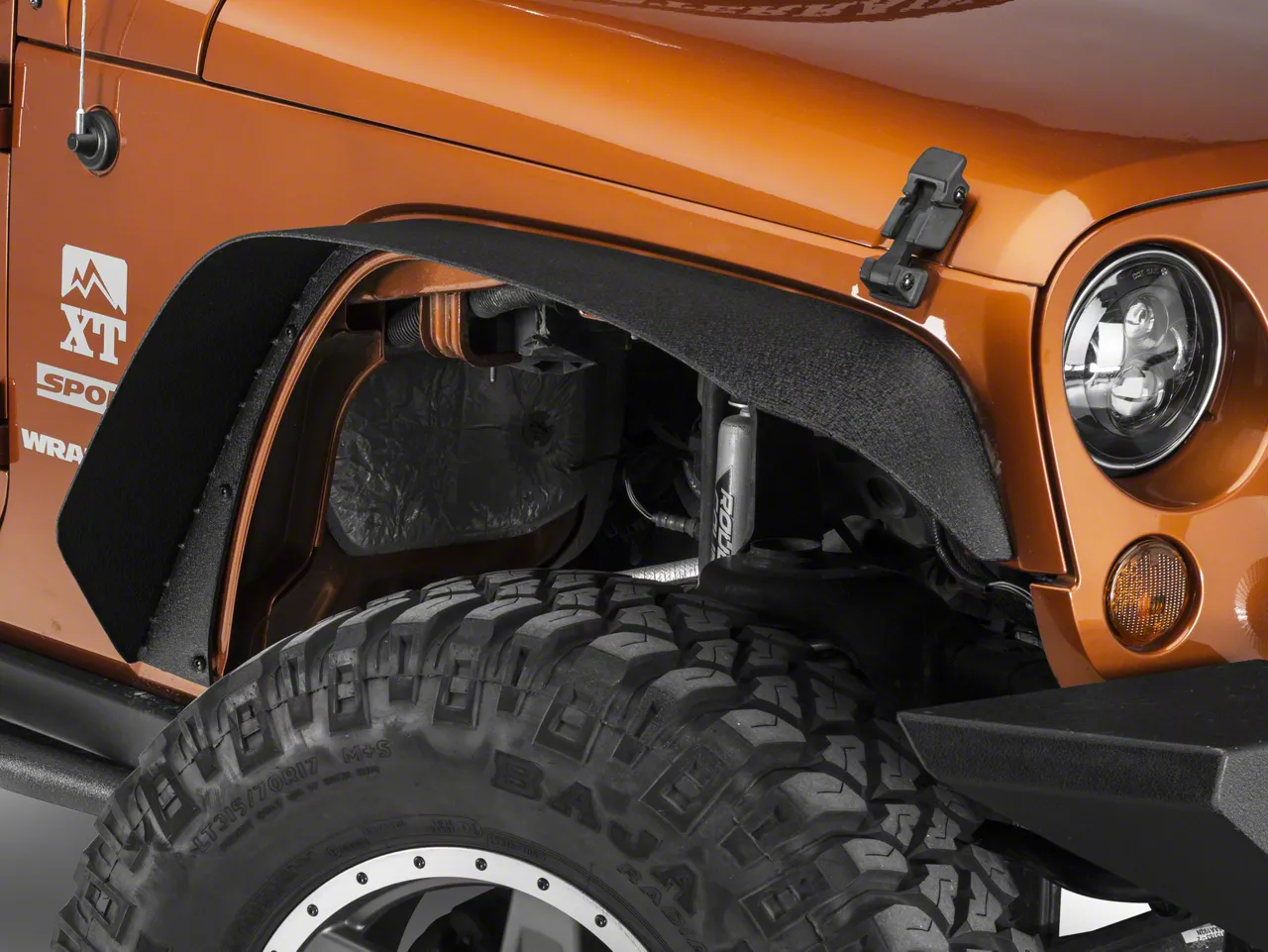 Barricade Jeep Wrangler HD Flat Fender Flares J106610 (07-18 Jeep ...