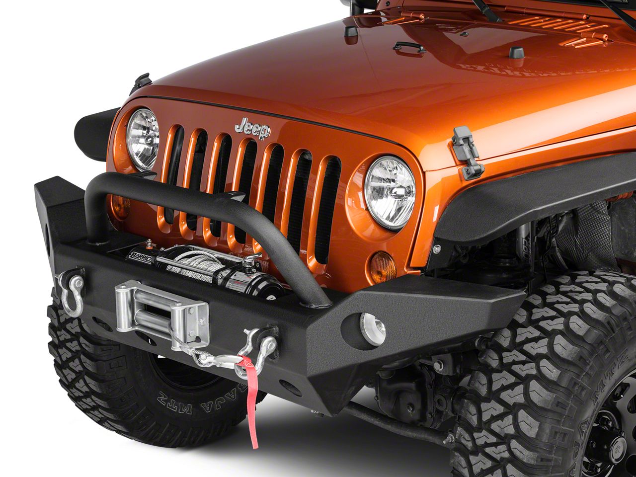 Barricade Jeep Wrangler Trail Force Hd Full Width Front Bumper J102348 