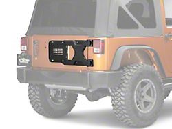 Barricade HD Tire Carrier Bracket for OEM Tire Mount (07-18 Jeep Wrangler JK)