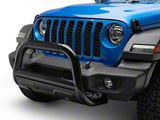 Barricade 3.50-Inch Oval Bull Bar with Skid Plate; Black (20-25 Jeep Gladiator JT)