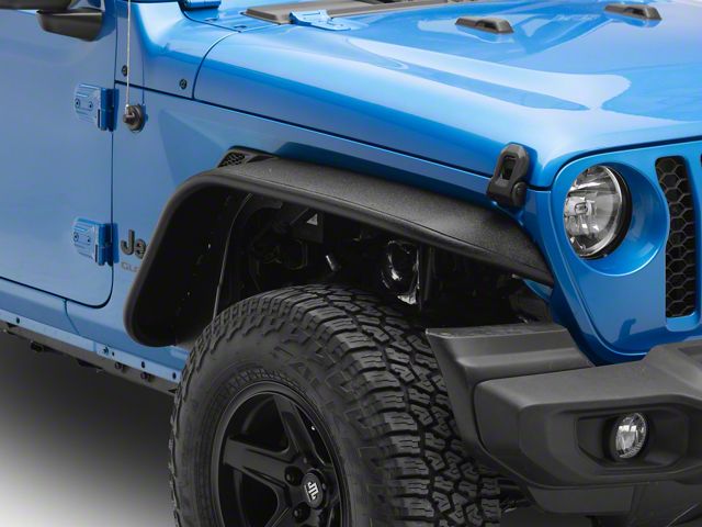 Barricade Armor Fender Flares; Front (20-24 Jeep Gladiator JT)