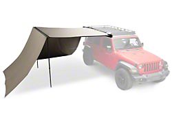 Barricade Front Wall for Adventure Series 8-Foot x 8-Foot Double Track Pull Out Awning