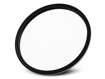 Barricade Round Adventure Mirrors; Textured Black (20-24 Jeep Gladiator JT)