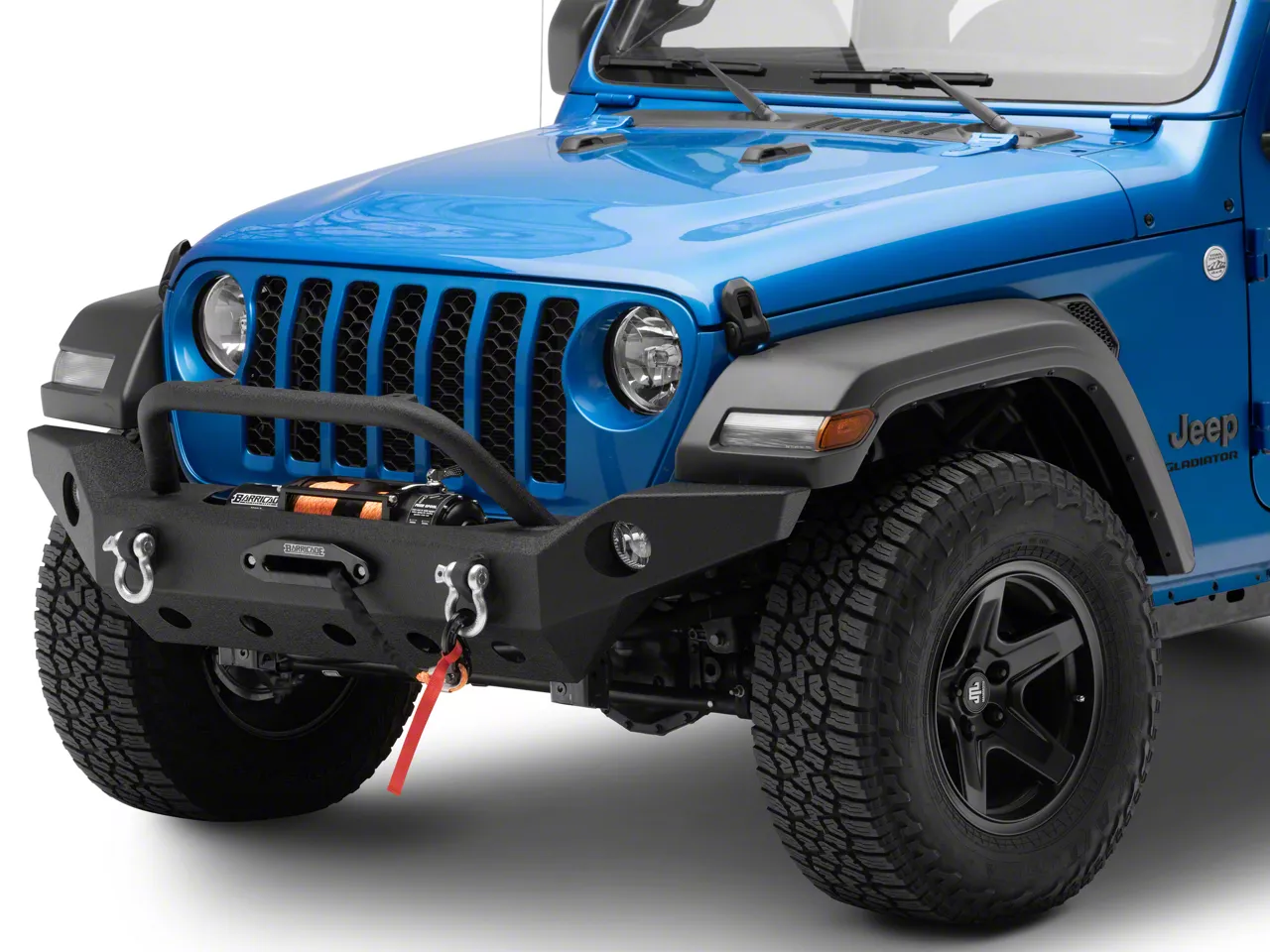 Barricade Jeep Gladiator Trail Force HD Full Width Front Bumper with ...