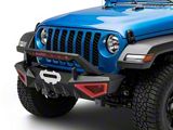 Barricade X-Series Front Bumper; Red Inserts (20-25 Jeep Gladiator JT)