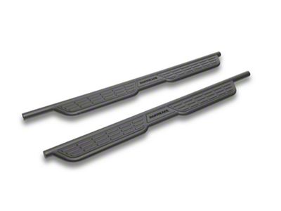 Barricade Formed HD Running Boards; Textured Black (07-18 Jeep Wrangler JK 4-Door)