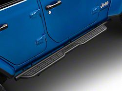 Barricade Formed HD Running Boards; Textured Black (18-25 Jeep Wrangler JL 4-Door)