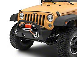 Barricade Battalion Stubby Front Bumper (07-18 Jeep Wrangler JK)