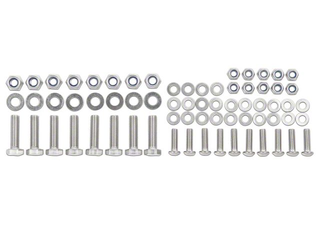 Barricade Replacement Fender Flare Hardware Kit for J100296 Only (97-06 Jeep Wrangler TJ)